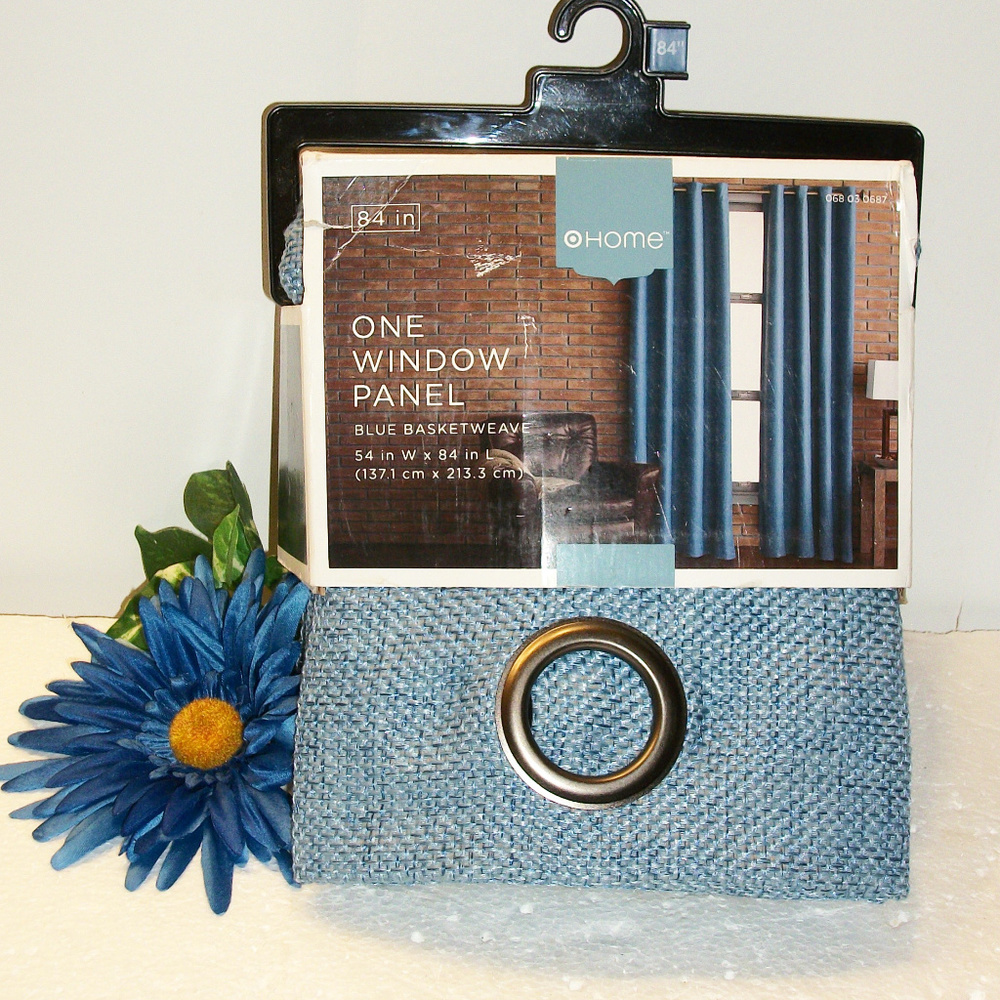 Home Basketweave Window Panel 54" X 84" NIP